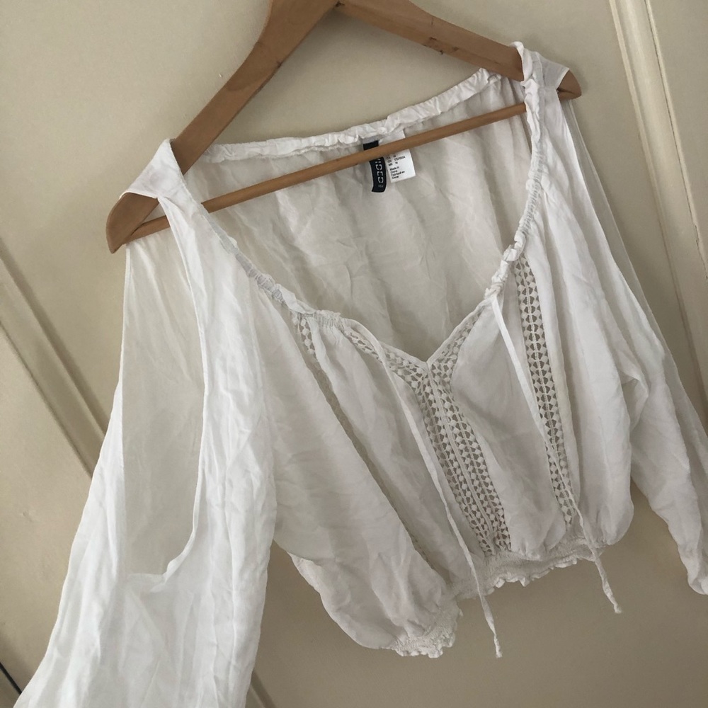 H&M bohemian crop top